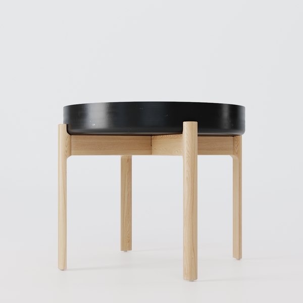 3d Ypperlig Ikea Coffee Table Model, Ikea Dark Wood Coffee Table