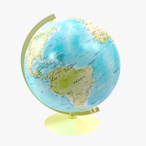 globe 3D model