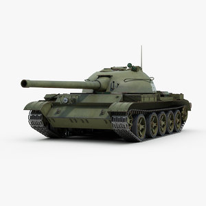 3D model war russian tank
