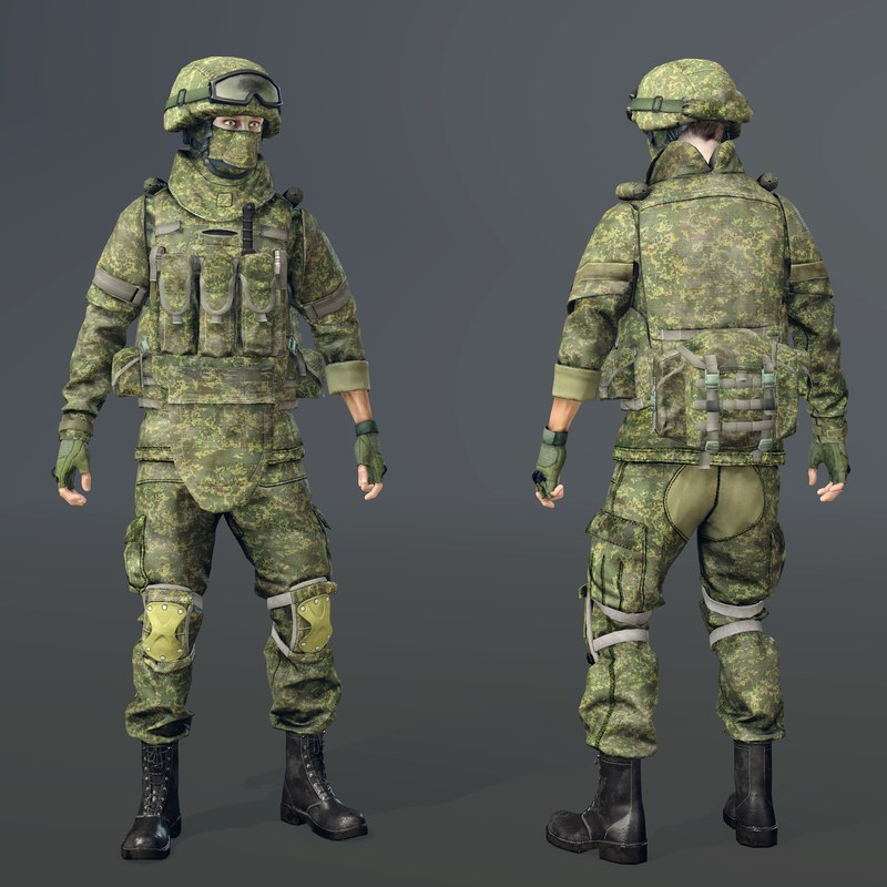 3D soldier games model TurboSquid 1270272