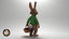 easter rabbit 3D model