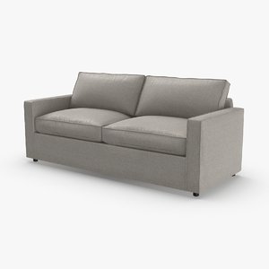 transitional-2-seater-sofa 3D model