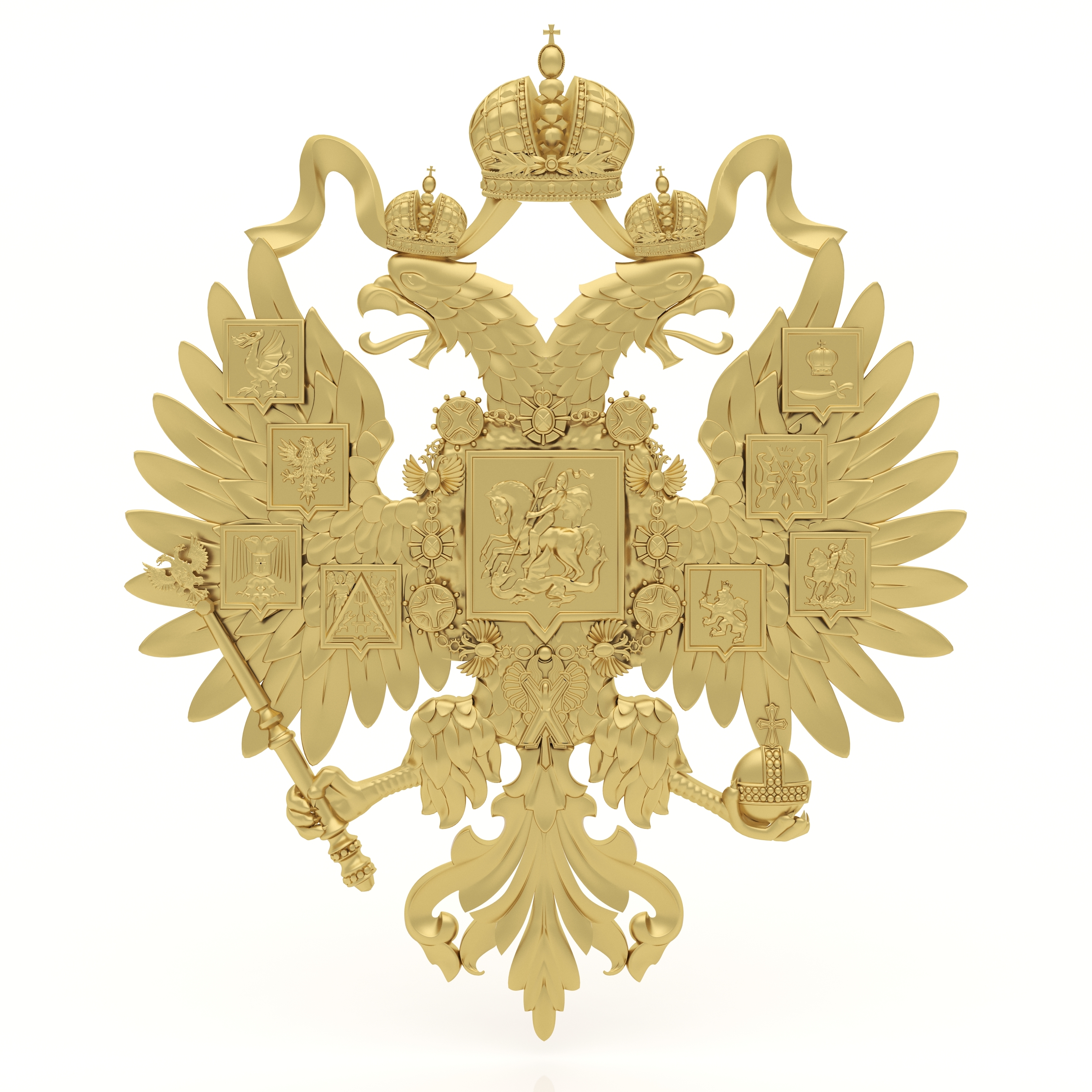 俄罗斯徽章/徽章()3d模型