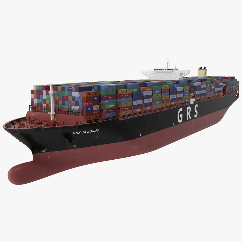 Container ship 3D model - TurboSquid 1270797