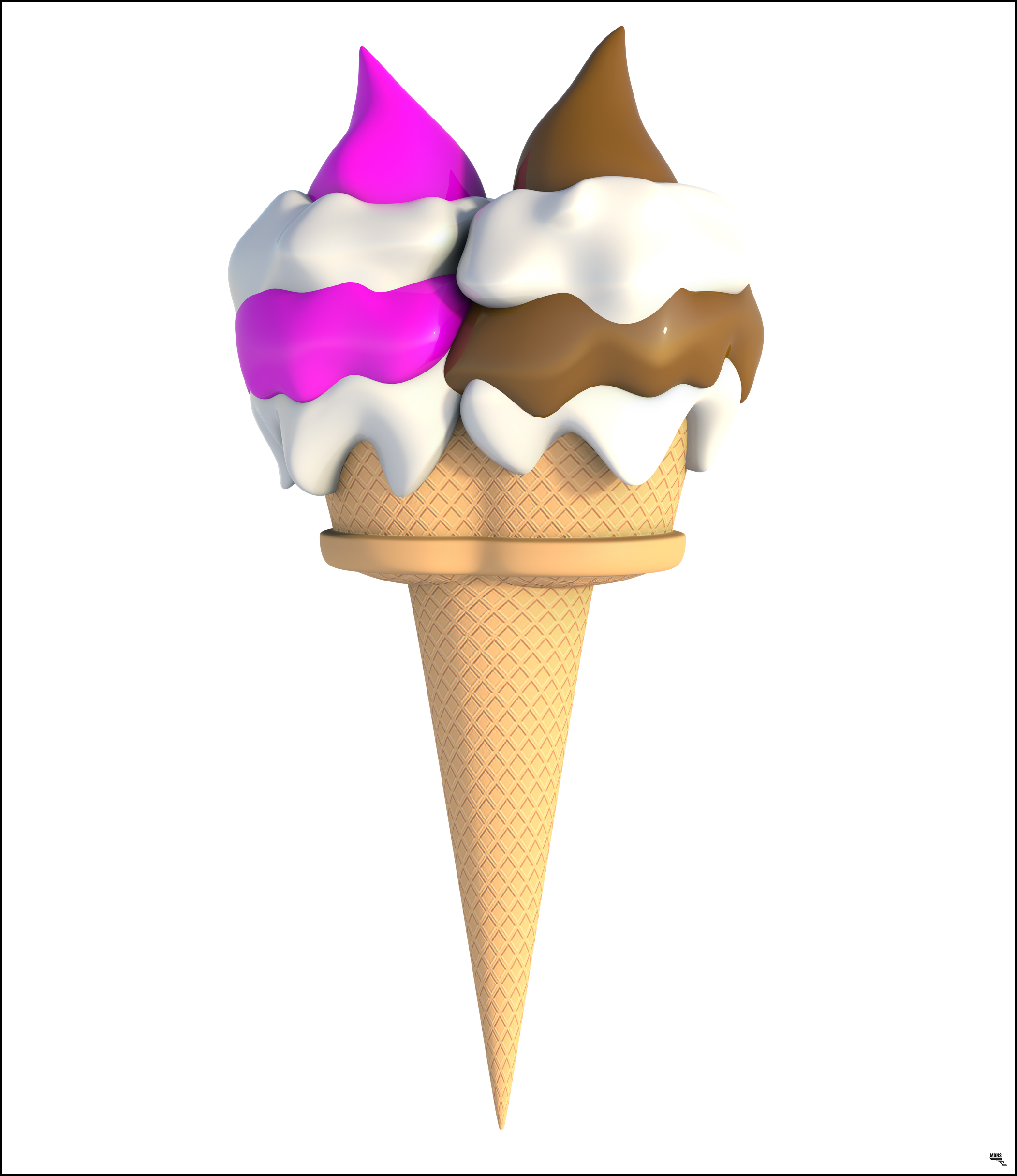 3D ice cream TurboSquid 1271011