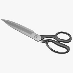 black scissors 3D