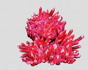 crystal mineral gem 3D model