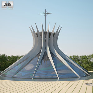 cathedral brasilia 3D