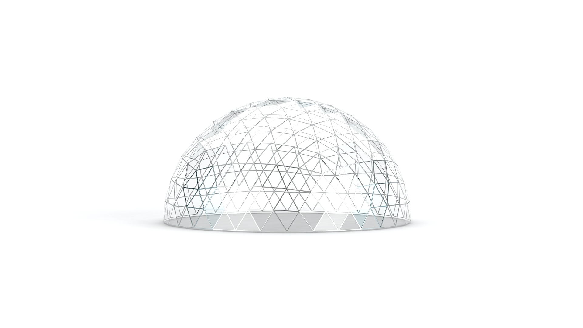 Modello 3D media a cupola geodetica TurboSquid 1271392