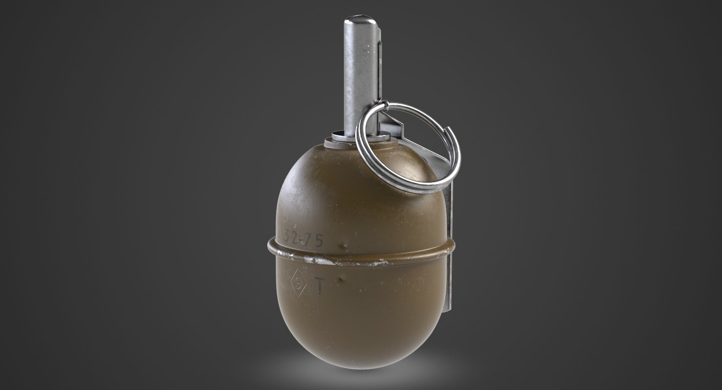 3d grenade rgd 5 model