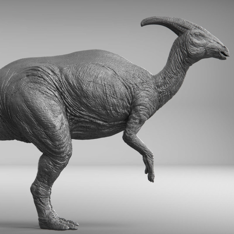 parasaurolophus head