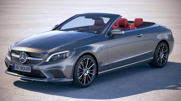 Mercedes C Klasse Amg Cabrio 2019 3d Modell Turbosquid 1271605