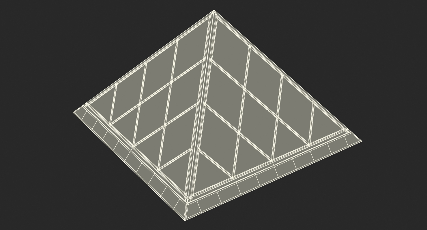 小玻璃金字塔3d模型