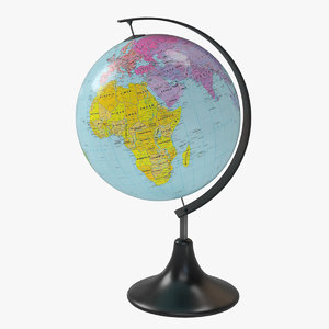 3D desk globe world model
