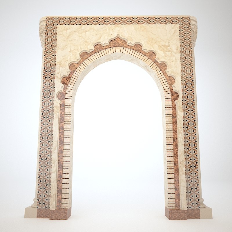Islamic arch model - TurboSquid 1272003