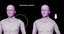 3D model gender neutral rigged human