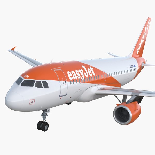 airbus a319 easyjet airline 3D