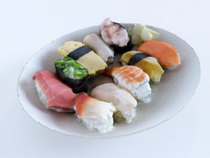 sushi vr ar 3D model