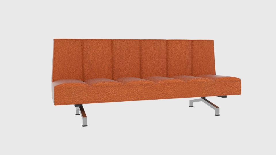 Flex Orange Sleeper Sofa Model Turbosquid 1272309 Flex Orange Sleeper Sofa Model