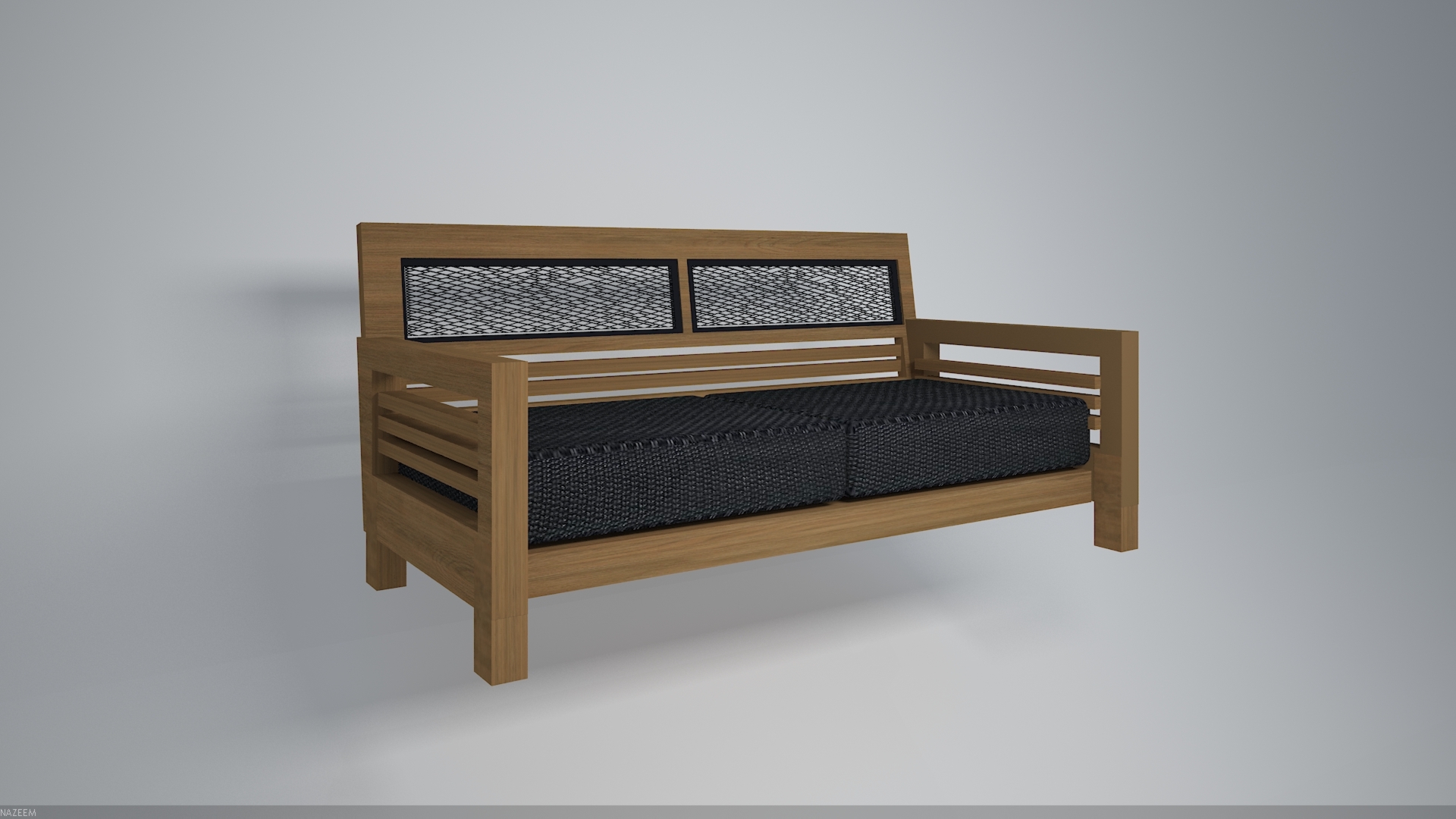Modelo Sofá De Madera 5 Modelos Turbosquid 1272315 Modelo Sofá De Madera 5 Modelos