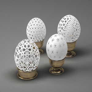 egg decorating 3D