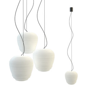 3D glass rituals suspended lamps model