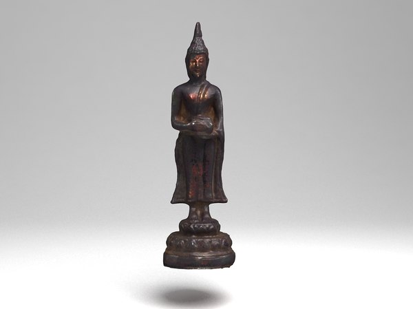 3D ancient buddhas model