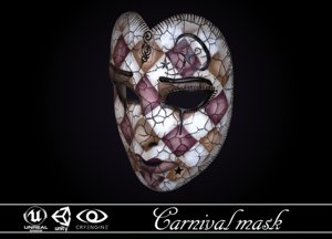 carnival mask 3D model