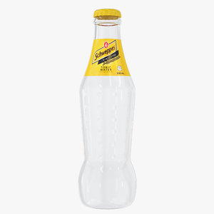 schweppes drink bottle 3D