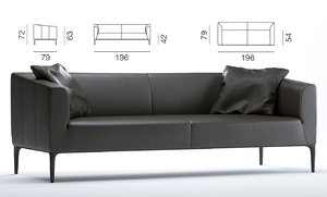 ds-161 sede furniture 3D model