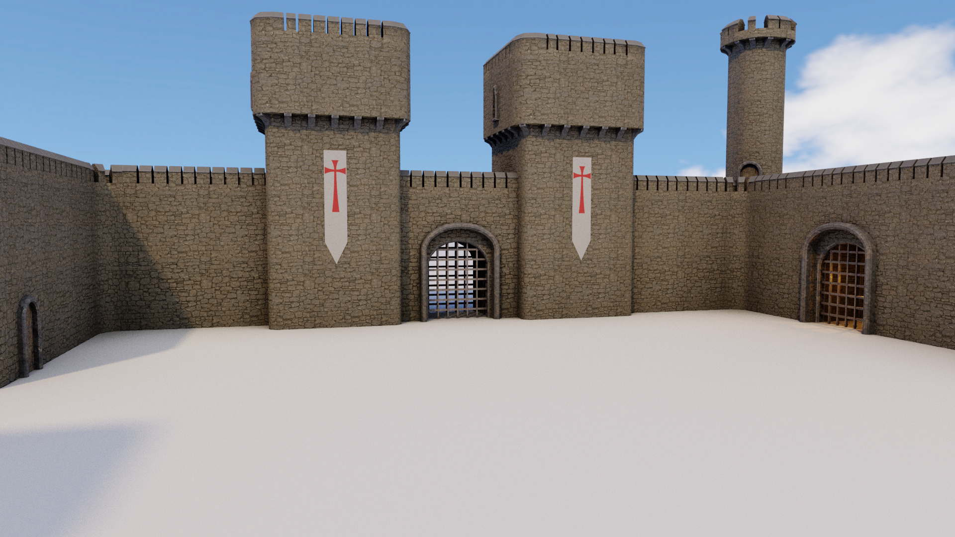 Мод castle. Castle Wall Pack to assemble 3d Printer. Castle Wall Pack to assemble.