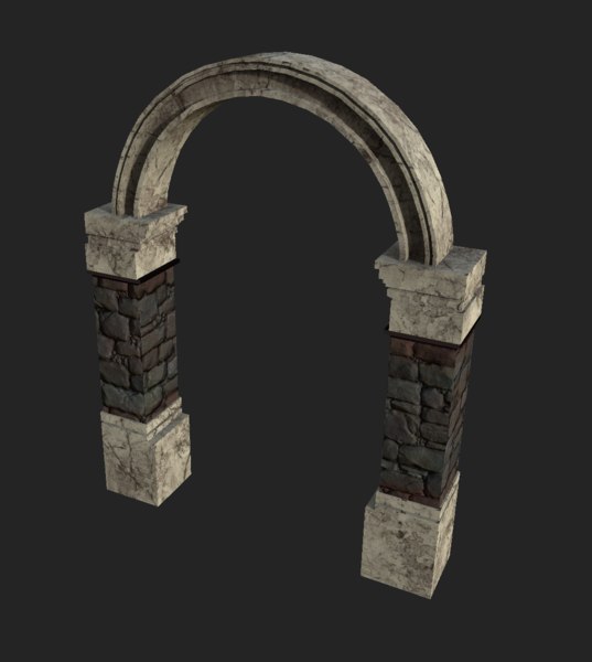 Stone Marble Archway 3d Model Turbosquid