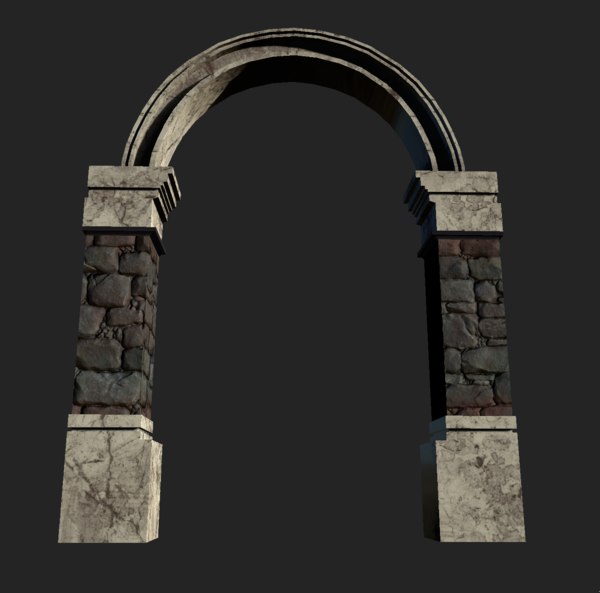 Stone Marble Archway 3d Model Turbosquid