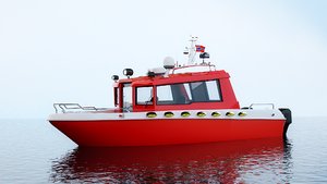 3D rescue boat water