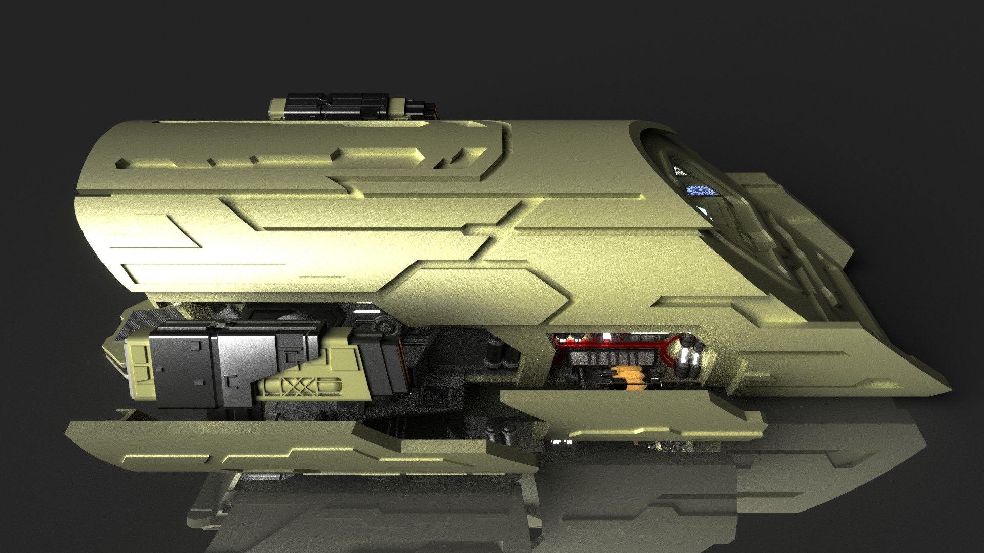 Stargate atlantis puddle jumper 3D model TurboSquid 1273027