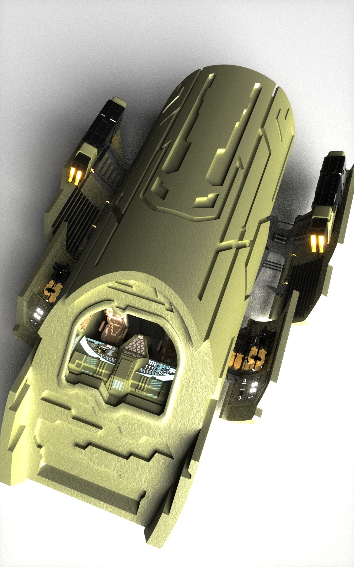 Stargate atlantis puddle jumper 3D model TurboSquid 1273027