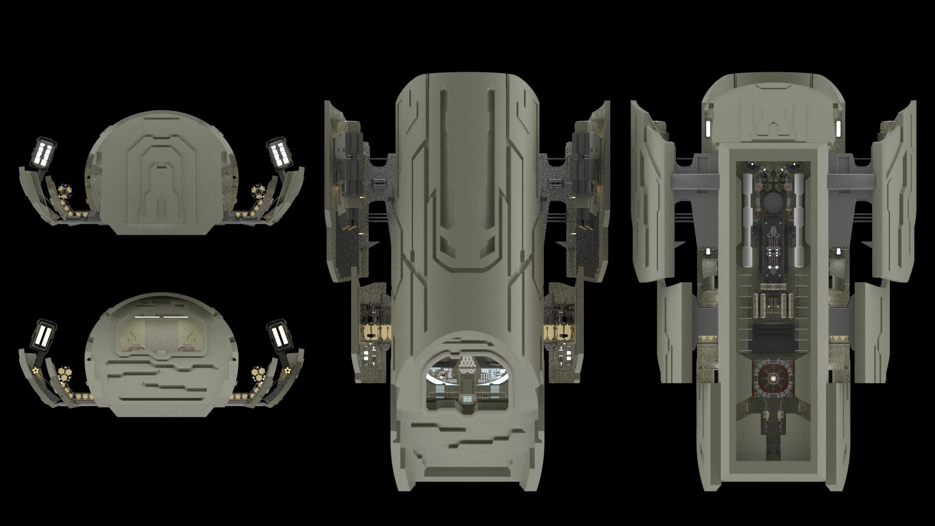 Stargate atlantis puddle jumper 3D model TurboSquid 1273027