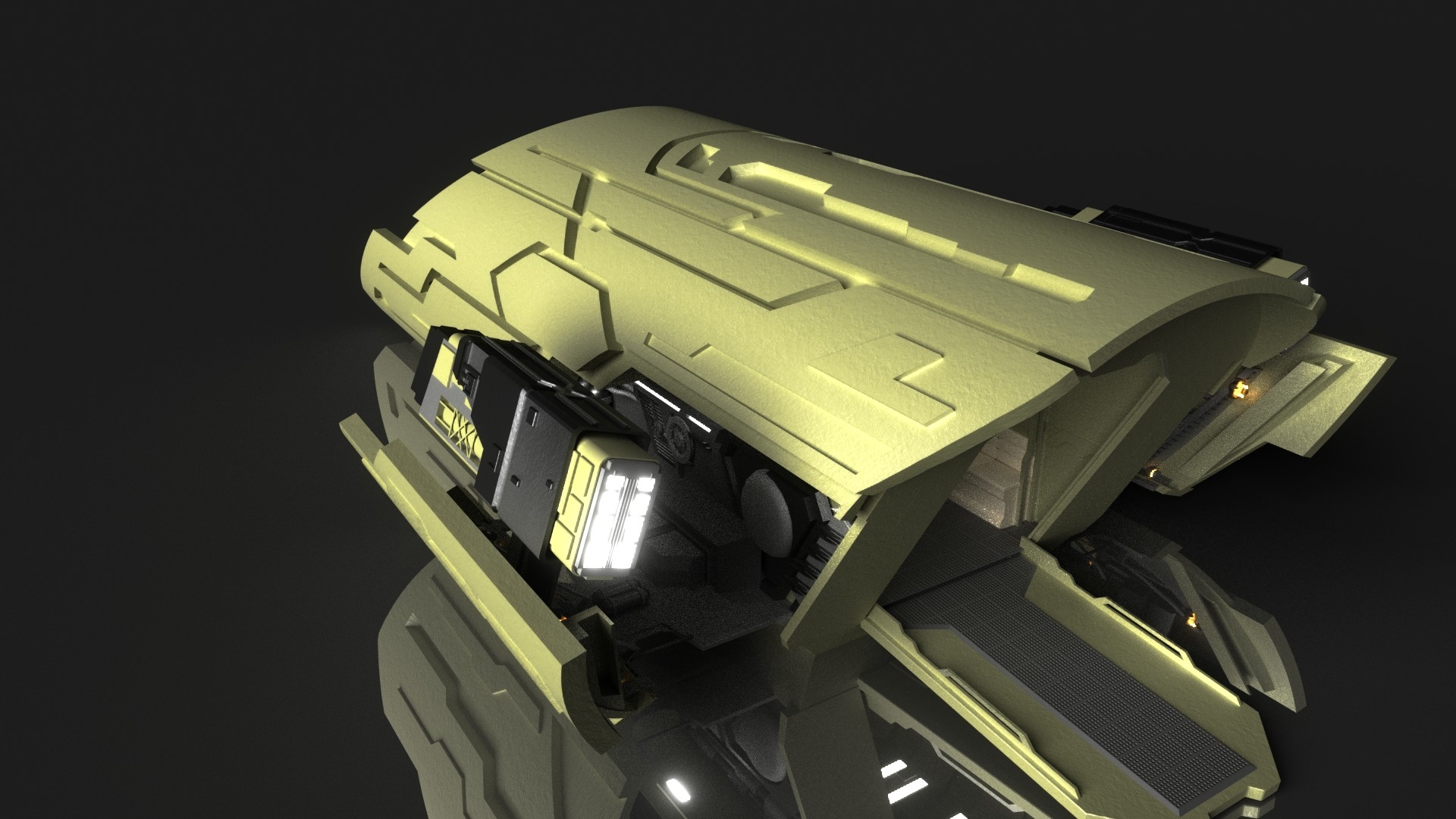 Stargate atlantis puddle jumper 3D model TurboSquid 1273027