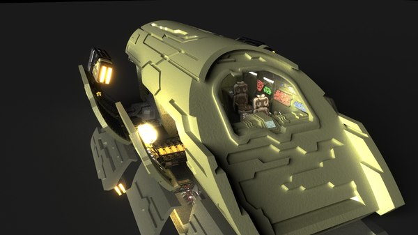 Stargate atlantis puddle jumper 3D model TurboSquid 1273027