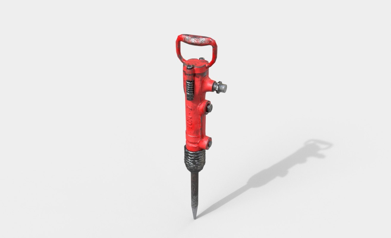 Jackhammer tca7 3D model TurboSquid 1273107