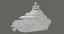 generic luxury yacht 3D