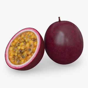 passionfruit real realistic 3D model