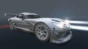 3D dodge viper gr3 2017 model