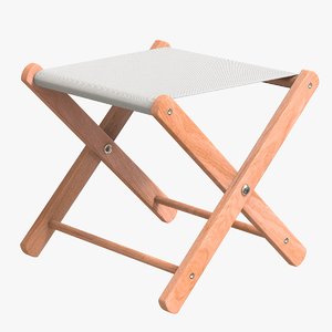 folding stool 3D