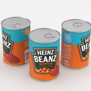 3D food bean model