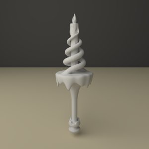 3D candlestick snakes