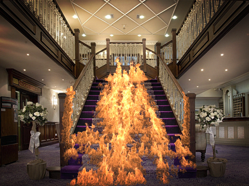 火灾揭示3d模型