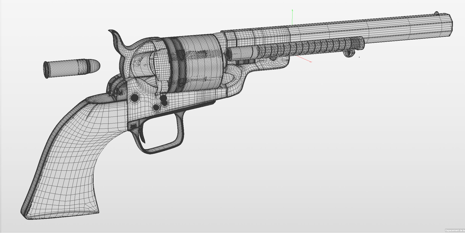 Colt Navy 1851 Conversion 3d Model Turbosquid 1273934 8167