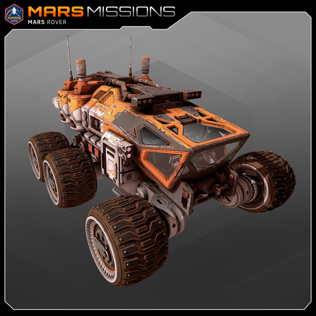 Mars Rover Rocket 3d Model Turbosquid 1273944