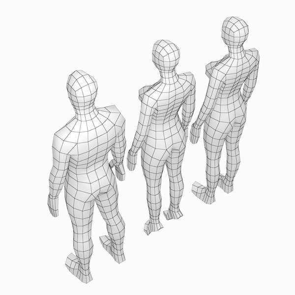 3D Human Male Female Bodies Model - TurboSquid 1274009